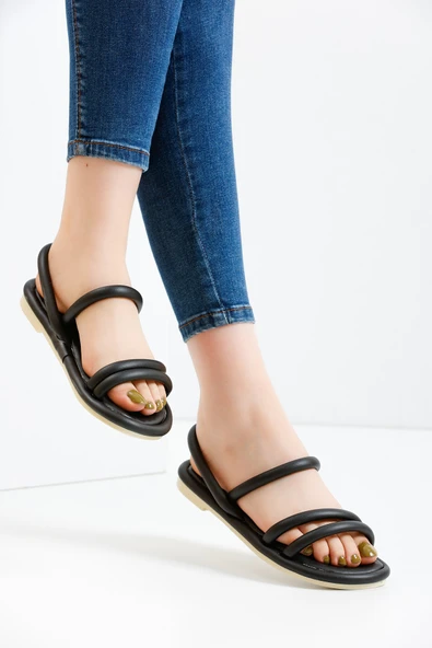 Kadın Rahat Taban Esnek Sandalet - 2