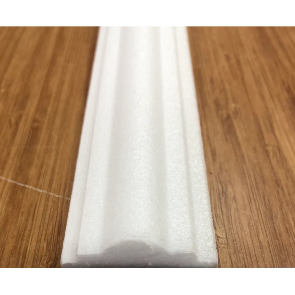 10 Adet (10 mt)  Dekoratif Strafor Köpük Çıta (4 Cm'lik) - 1 METRE