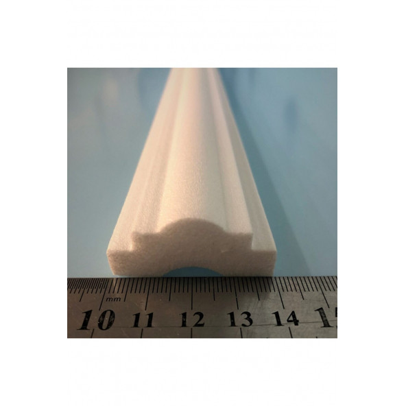 10 Adet (10 mt)  Dekoratif Strafor Köpük Çıta (4 Cm'lik) - 1 METRE - 2