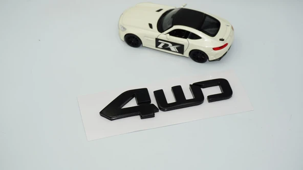 DK Tuning Tucson 05-09 4WD Bagaj Siyah Yazı Logo Hyundai İle Uyumlu - Resim 3