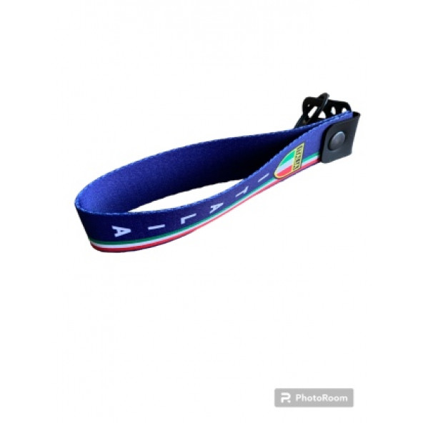 ITALIA YAZILI NAYLON KUMAŞ ANAHTARLIK (ITALIA BAYRAKLI) - Resim 2