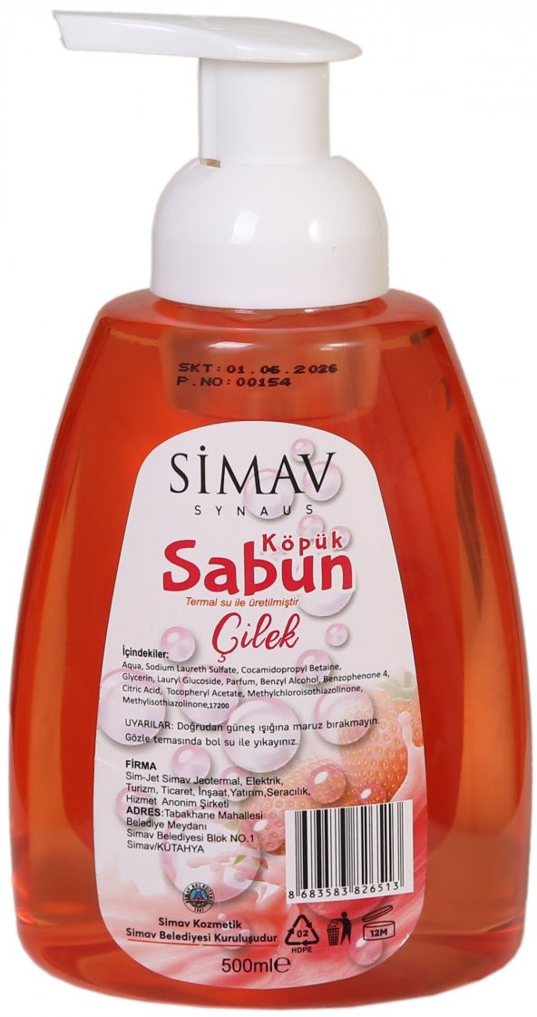 SİMAV Termal Sulu Köpük ve Sıvı Sabun Seti 4lü - 500 ml - 5