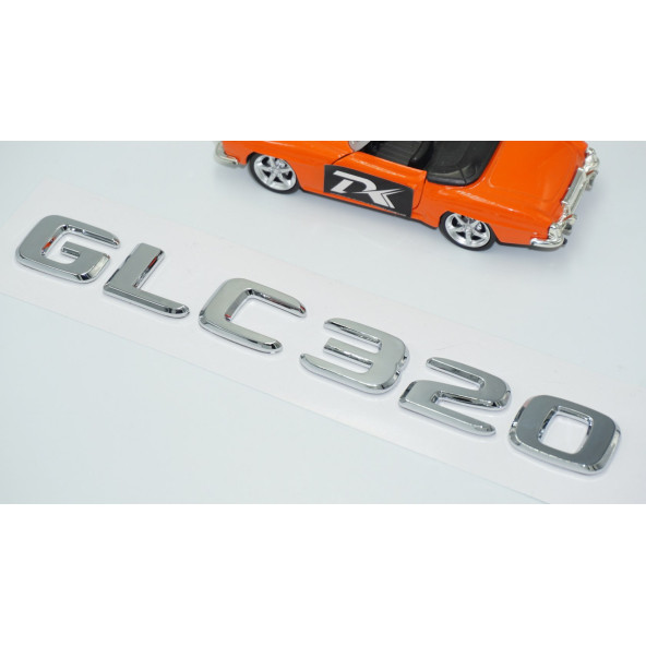 DK Tuning GLC 320 Bagaj Krom ABS Yazı Logo Benz İle Uyumlu - 3