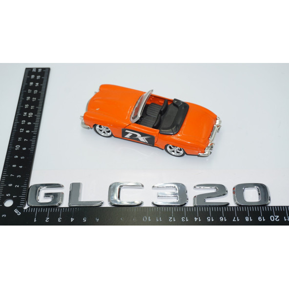 DK Tuning GLC 320 Bagaj Krom ABS Yazı Logo Benz İle Uyumlu - 4