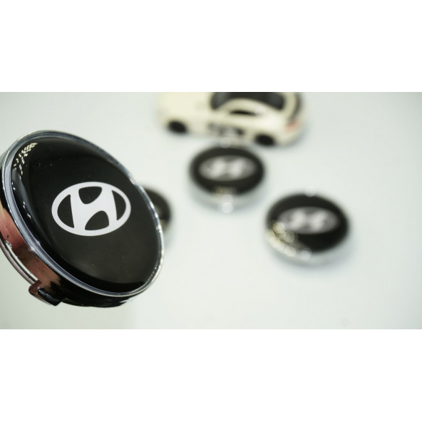 Hyundai Jant Göbeği Gümüş Kapak Seti 60mm