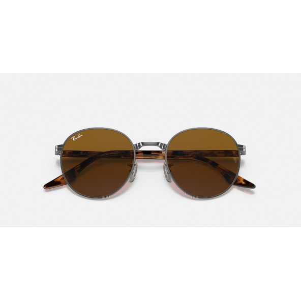 Rayban  RB3691 004/33 51-21 (chromance) yuvarlak Unisex Güneş Gözlüğü - 5