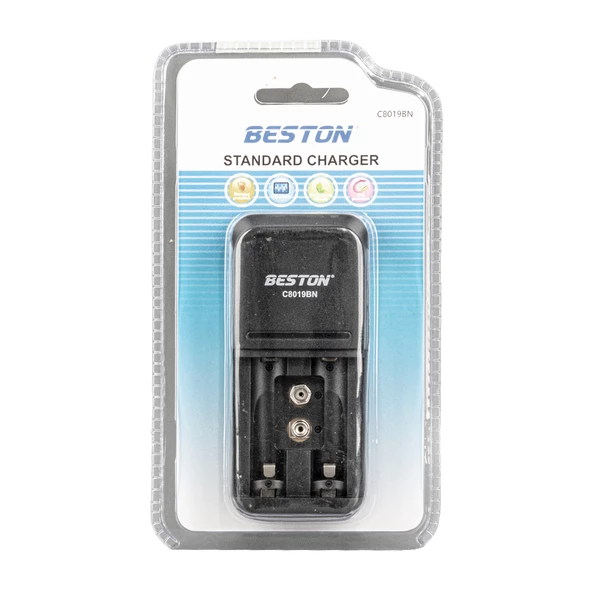 Beston C8019bn 2xaa - 2xaaa - 1x9v Pil Şarj Cihazı