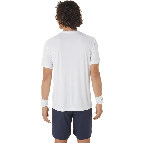 Asics 2041A259-100 Court Graphic Tee Erkek T-Shirt - 4