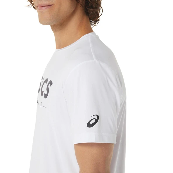 Asics 2041A259-100 Court Graphic Tee Erkek T-Shirt - 6