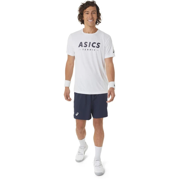 Asics 2041A259-100 Court Graphic Tee Erkek T-Shirt - 2