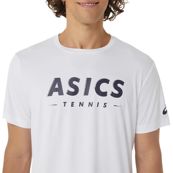 Asics 2041A259-100 Court Graphic Tee Erkek T-Shirt - 5