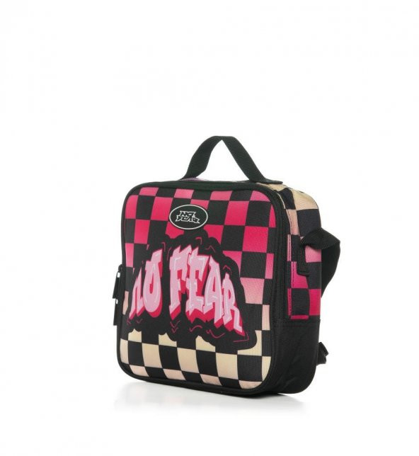 No Fear Beslenme Çantası Pembe Damalı - 2