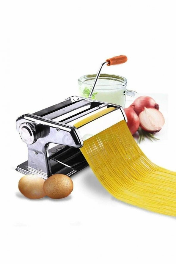Erişte Makarna Yapma Kesme Makinesi Hamur Lazanya Spagetti Raviolli Makinesi - 4