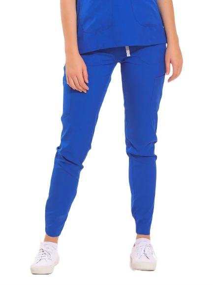 JANET- Kadın Likralı Royal Mavi Medikal Pantolon ürün görseli