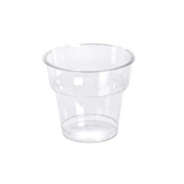 Poppy Şeffaf Plastik Kristal Bardak - 180 Cc. - 180 Ml. - 25 Adetlik 5 Paket - 4