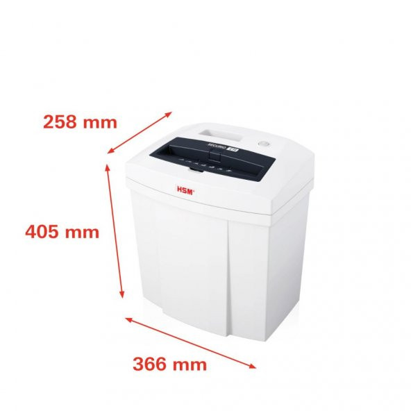 HSM SECURIO C14 Evrak İmha Makinesi / Kağıt Kırpma Makinesi - Çapraz kesim 4x25mm- 20lt - 2