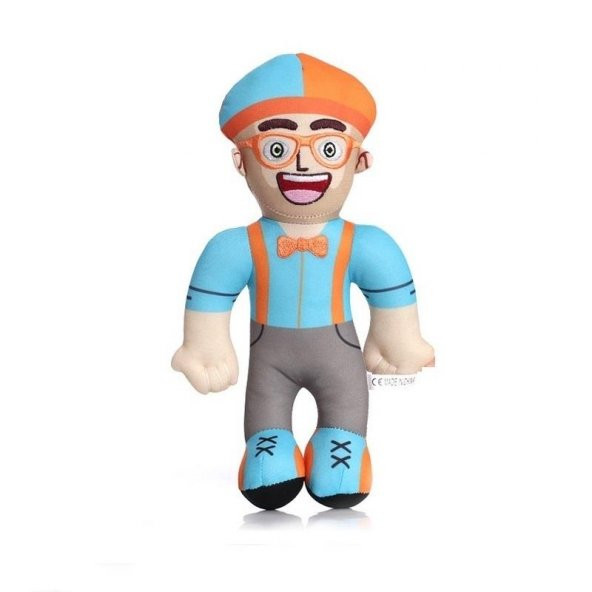 Blippi Gözlüklü Sakalsız Premium İthal Peluş Oyuncak 30 CM