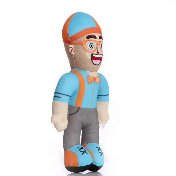 Blippi Gözlüklü Sakalsız Premium İthal Peluş Oyuncak 30 CM - 4