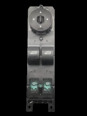 Enva Ford Courier 2016-2021 Cam Açma Düğmesi Anahtarı 3-Pinli Kromlu - Resim 2