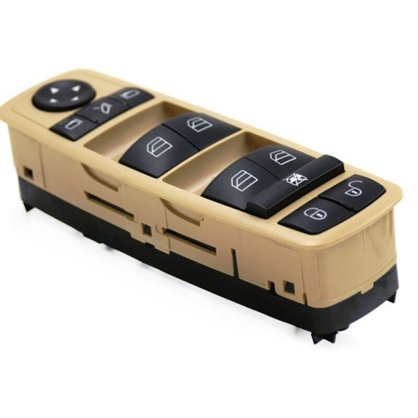 Enva Mercedes B160 Cam Açma Düğmesi Anahtarı Sol Ön (Bej) ürün görseli