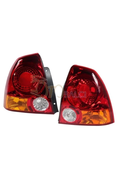 Enva Otomotiv HYUNDAİ ACCENT ADMİRA SAĞ + SOL ARKA FAR STOP LAMBASI TAKIM 2003-2005 - 1