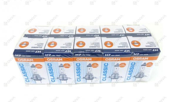 Enva OSRAM H7 H-7 64210 ÖN FAR AMPULU CLASSIC 12V 55W (10 ADET)
