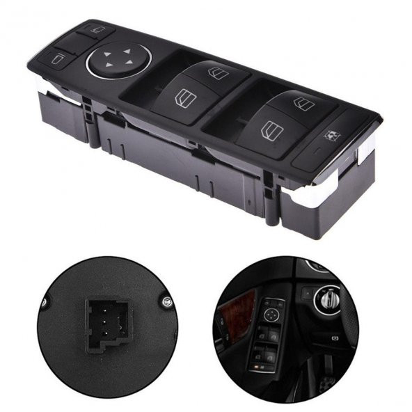 Enva MERCEDES BENZ W204 KASA C180 SOL ÖN CAM AÇMA DÜĞMESİ 2008-2013 ürün görseli