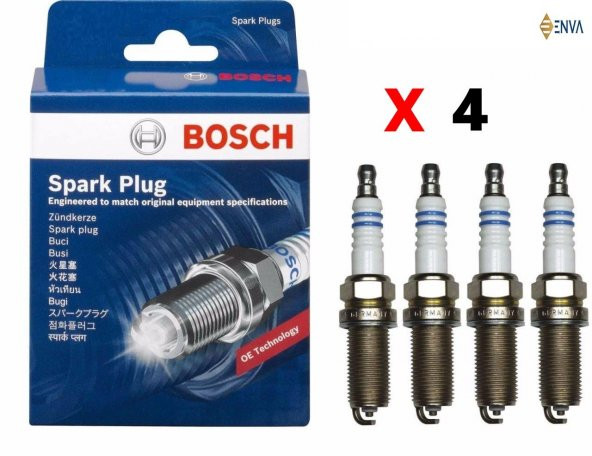 Enva Otomotiv OPEL CORSA E 1.2 / 1.4 BENZİN - LPG BOSCH İRİDYUM BUJİ TAKIMI 2014-2018 ürün görseli