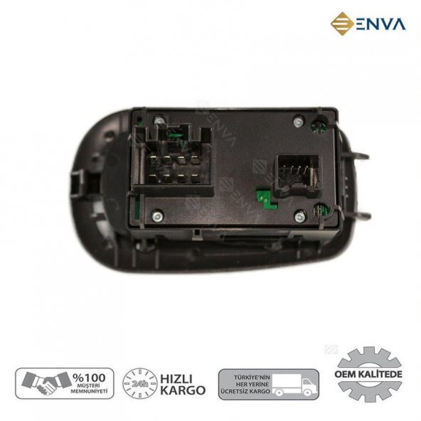Enva FORD TRANSİT V363 SOL ÖN İKİLİ CAM AÇMA DÜĞMESİ ANAHTARI 2014-2017 - Resim 3