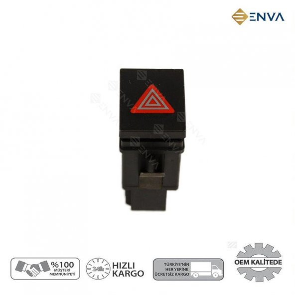 Enva VOLKSWAGEN POLO DÖRTLÜ SİNYAL FLAŞÖR DÜĞMESİ ANAHTARI 2001-2008 ürün görseli