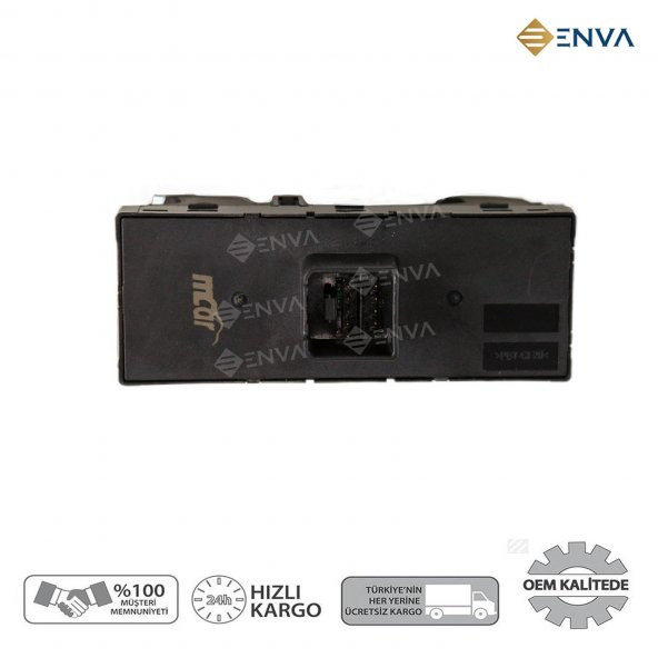 Enva SEAT ALHAMBRA SOL ÖN CAM AÇMA DÜĞMESİ ANAHTARI 2012-2016 (KROMLU) - Resim 2