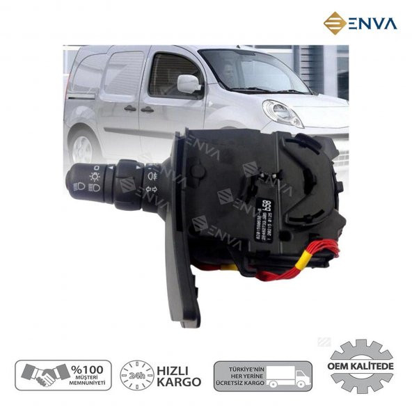 Enva RENAULT MODUS SİNYAL FAR KUMANDA KOLU 2005-2009 (ÇİFT SİSLİ) - Resim 3