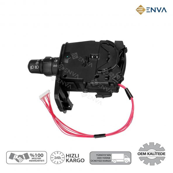 Enva RENAULT CLİO 3 SİNYAL FAR KUMANDA KOLU 2008-2012 (ÇİFT SİSLİ) - 2
