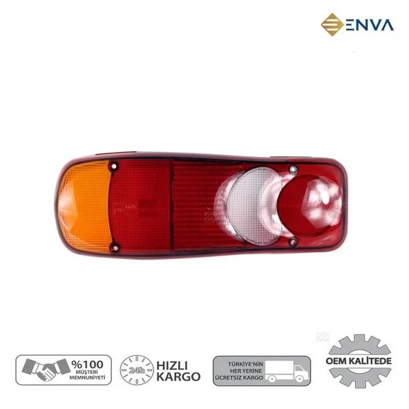Enva Otomotiv VW TRANSPORTER T5 - T6 KAMYONET (PİKAP) SAĞ SOL ARKA STOP LAMBASI CAMI ürün görseli 1