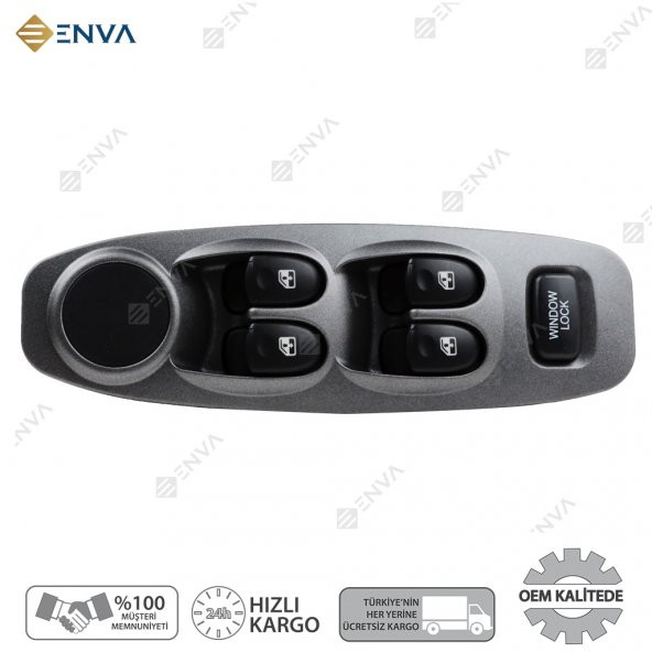 Enva HYUNDAİ ACCENT MİLENYUM CAM AÇMA DÜĞMESİ ANAHTARI 2000-2003 ürün görseli
