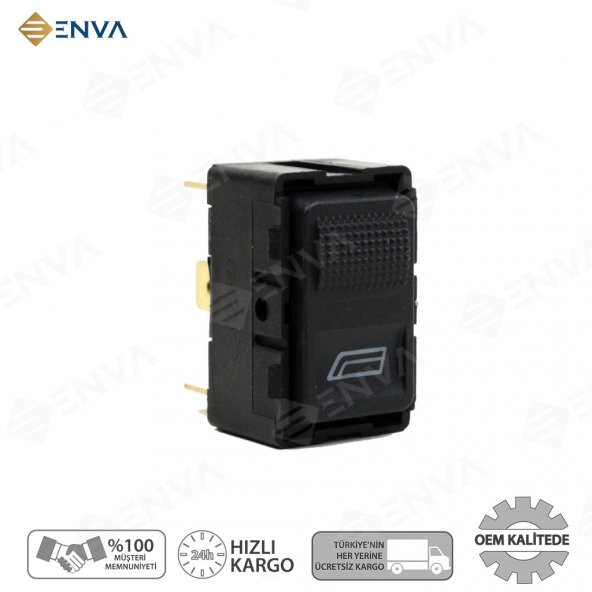 Enva AUDİ 80 AUDİ 100 TEKLİ CAM AÇMA DÜĞMESİ ANAHTARI ürün görseli