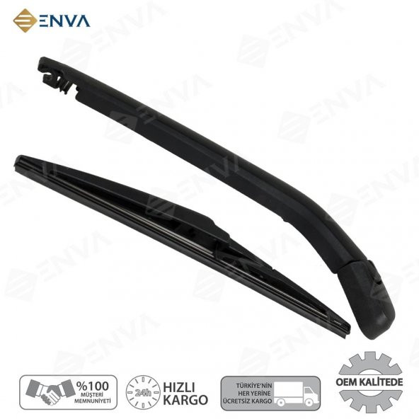 Enva Otomotiv TOYOTA AURİS ARKA CAM SİLECEK KOLU VE SÜPÜRGESİ TAKIMI 2007-2012 ürün görseli