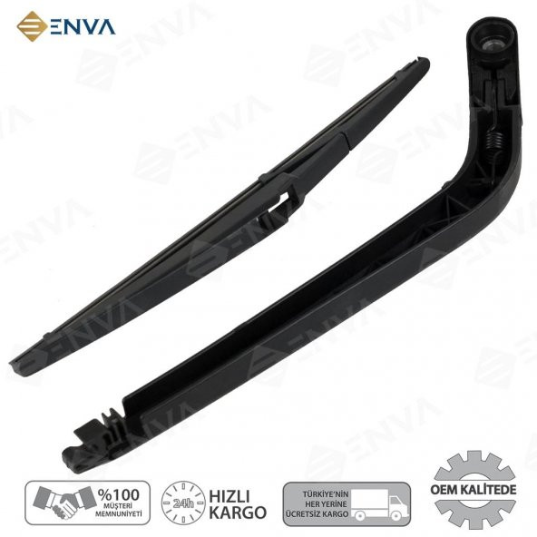 Enva Otomotiv TOYOTA AURİS ARKA CAM SİLECEK KOLU VE SÜPÜRGESİ TAKIMI 2007-2012 - Resim 2