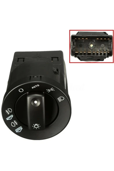 Enva Otomotiv AUDİ A4 FAR AÇMA KAPATMA DÜĞMESİ ANAHTARI 2003-2008 (ÖN ARKA SİSL ürün görseli