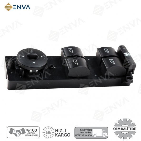 Enva FORD FOCUS 2 SOL ÖN DÖRTLÜ CAM AÇMA DÜĞMESİ ANAHTARI 2005-2008 - 2