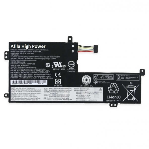 Lenovo L18L3PF1, L18C3PF2, L18L3PF3 Notebook Bataryası - Pili