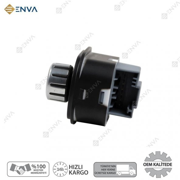 Enva VOLKSWAGEN AMAROK DİKİZ AYNA AYAR DÜĞMESİ ANAHTARI 2011-2017 (KAT - Resim 2