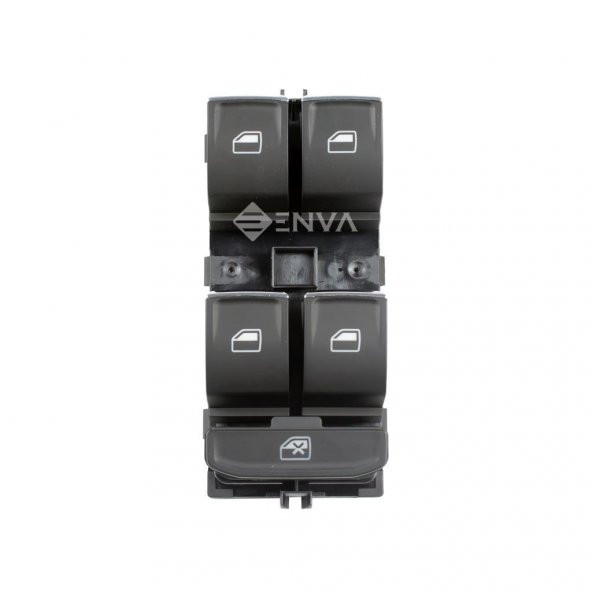 Enva Otomotiv SEAT LEON SOL ÖN DÖRTLÜ CAM AÇMA DÜĞMESİ 2014-2017 (KROMLU) ürün görseli