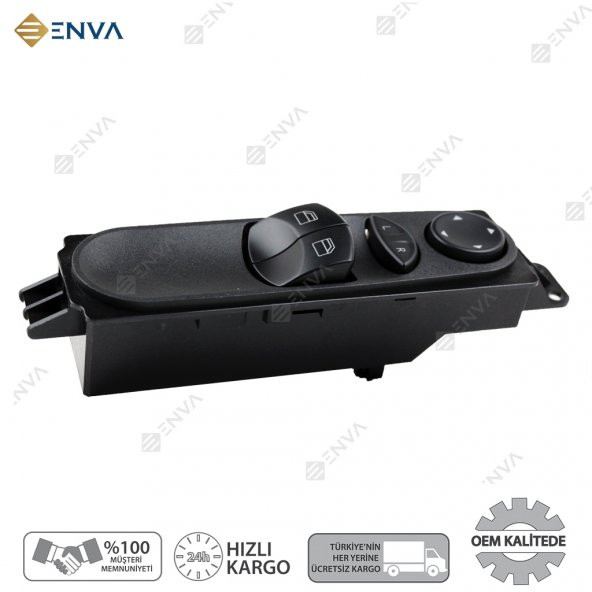 Enva VOLKSWAGEN CRAFTER SOL CAM AÇMA ANAHTARI DÜĞMESİ 2006-2014 ürün görseli