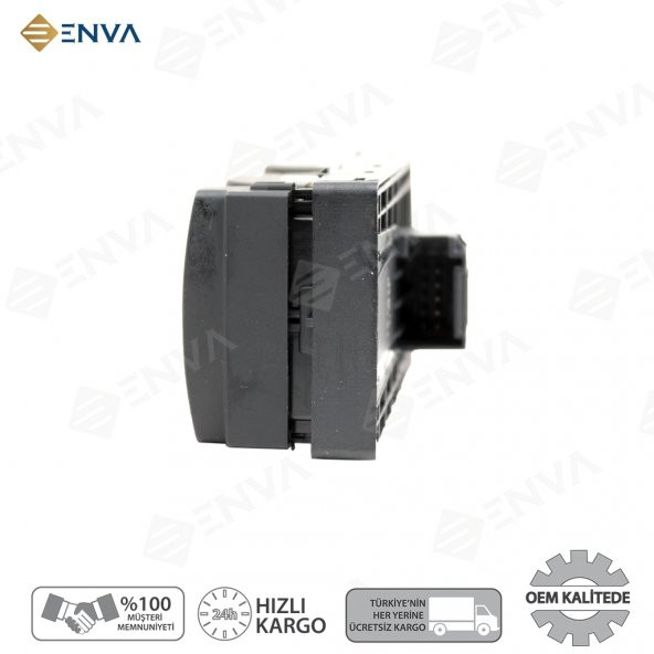 Enva AUDİ A3 SOL ÖN DÖRTLÜ CAM AÇMA DÜĞMESİ ANAHTARI 2004-2011 - 3