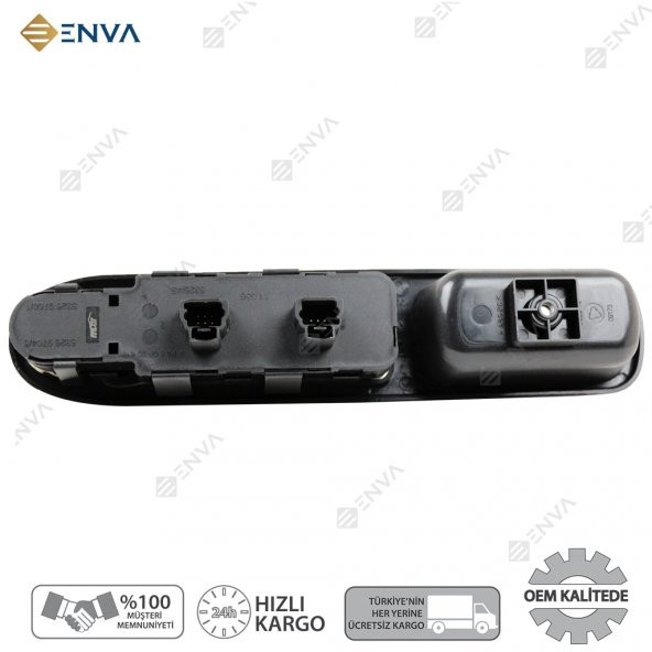 Enva PEUGEOT 307 SOL ÖN DÖRTLÜ CAM AÇMA KAPATMA DÜĞMESİ ANAHTARI 2001-2008 - 1