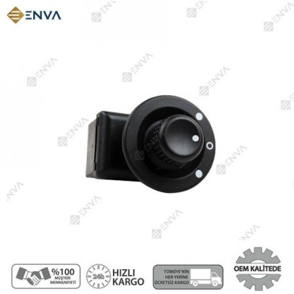 Enva RENAULT CLİO 2 AYNA AYAR DÜĞMESİ ANAHTARI KATLANMAZ 1999-2007 - 3