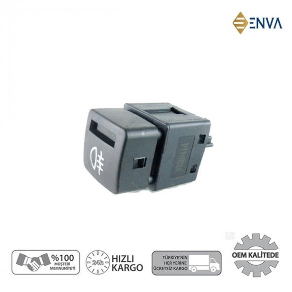 Enva OPEL ASTRA F KASA ARKA SİS LAMBASI DÜĞMESİ ANAHTARI 1991-1998 - Resim 2