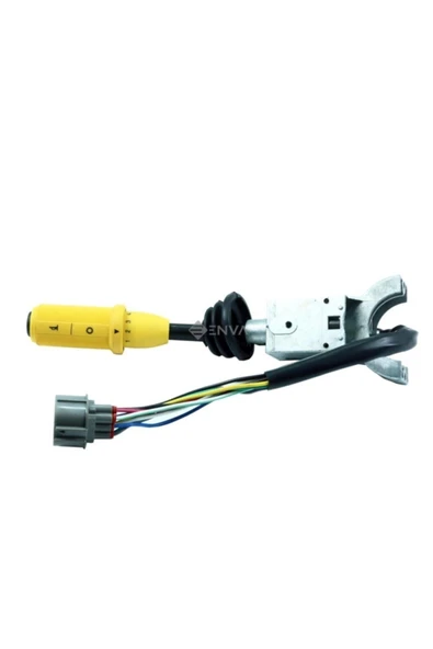 Enva Otomotiv JCB (İŞ MAKİNASI) İLERİ GERİ VITES KORNA KOLU 10 PİN (SARI) - Resim 3
