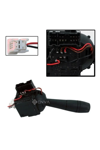 Enva Otomotiv RENAULT CLIO 4 SİNYAL FAR KOLU 2012-2018 (KORNASIZ ÖN+ARKA SİSLİ) - Resim 3